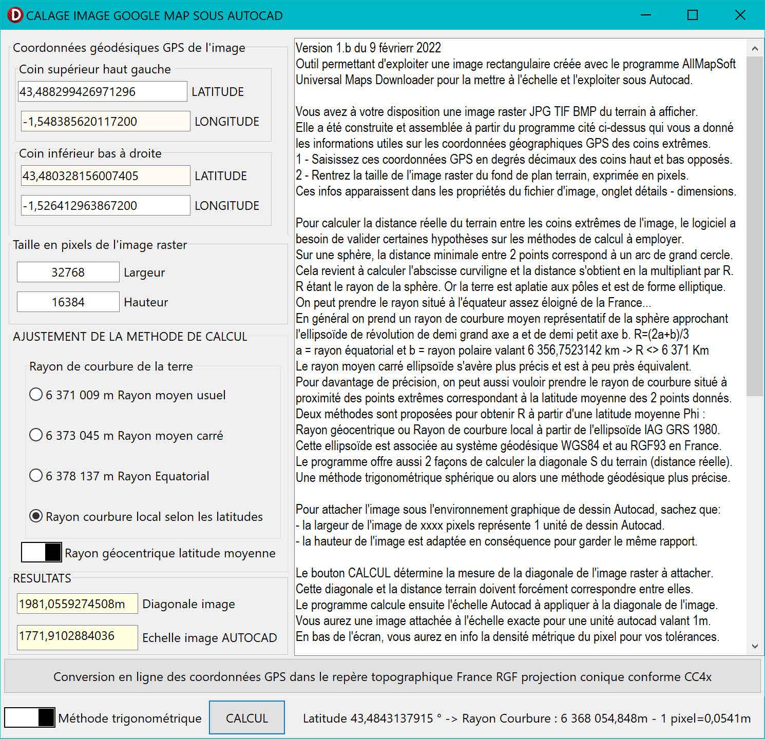 Calage Image Raster Autocad.exe