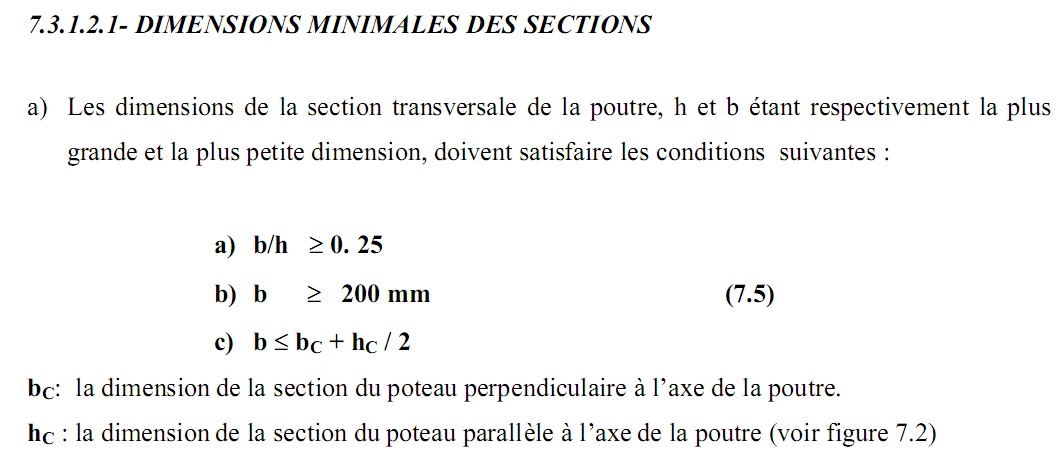 les conditions sismique sur Robobat